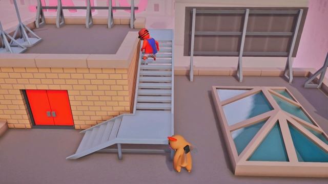 играю в (Gang Beasts и Just Shapes and Beats)УГАР