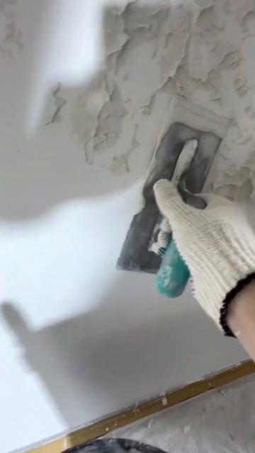 Декоративная штукатурка из родбанда. Нанесение