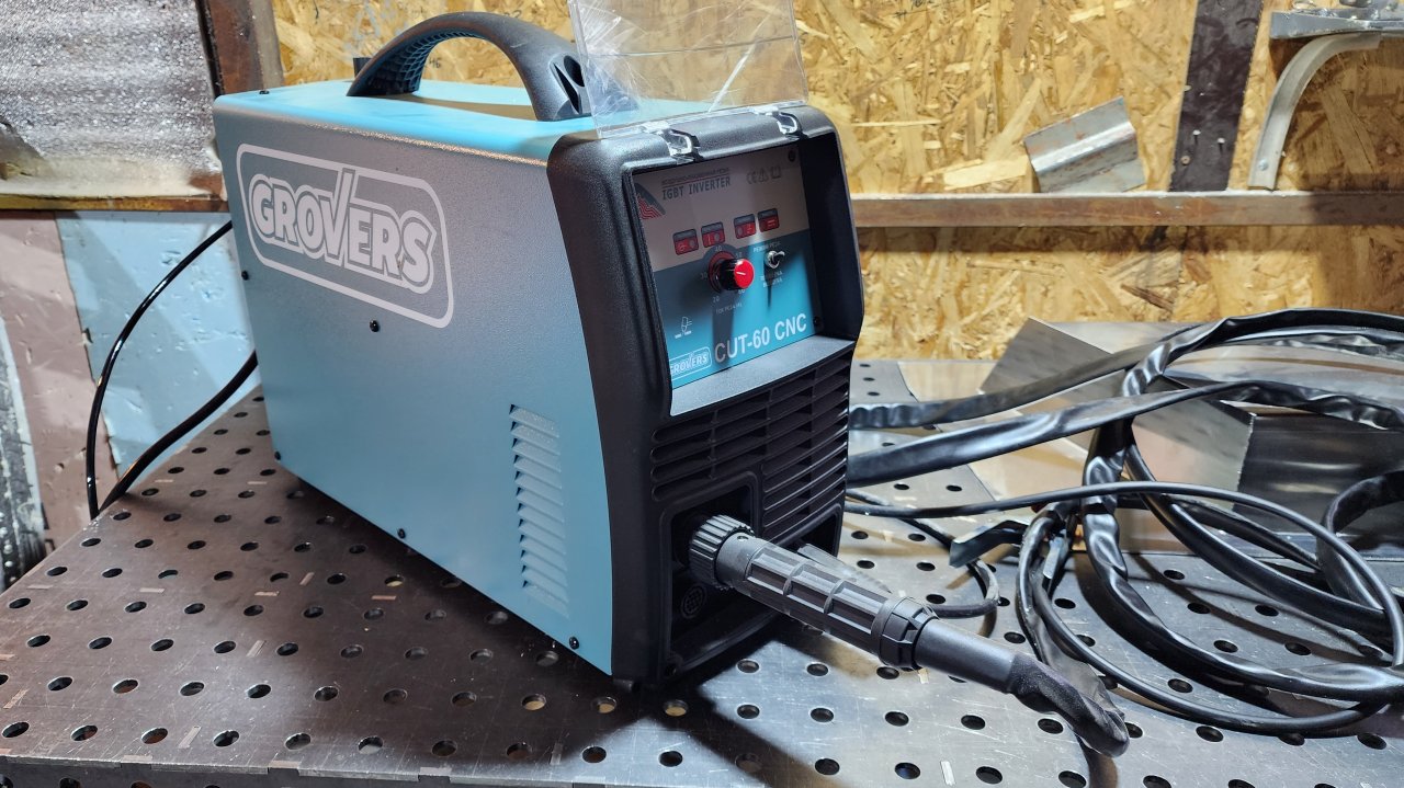 Резка алюминия плазморезом Grovers cut60