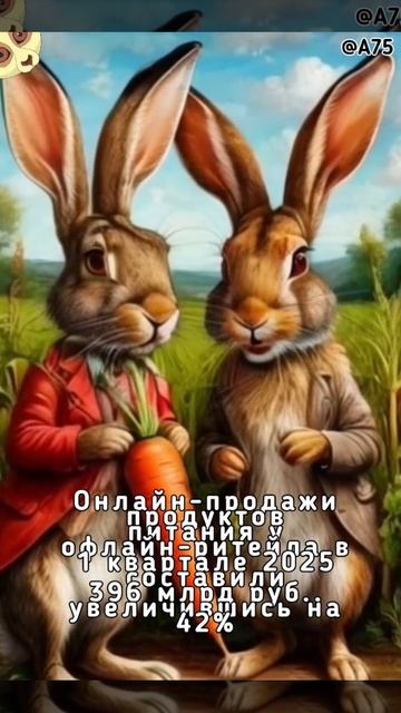 Онлайн-продажи продуктов питания у офлайн-ритейла в 1 квартале 2025 составили 396 млрд руб., увеличи