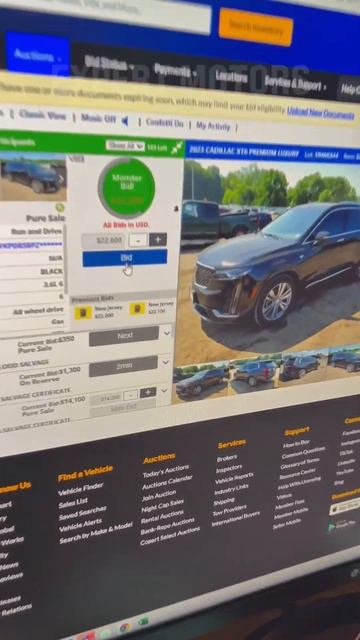 👨⚖️ 2023 Cadillac XT6 с аукциона Copart в США за $26.000