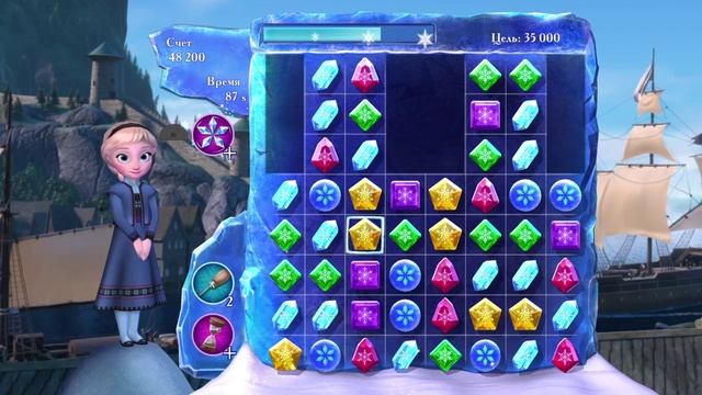 Увлекательная снежная игра по мотивам "Холодного сердца
