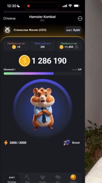 краткое обучение Hamster Combat    #крипта #инвестиции #бизнес