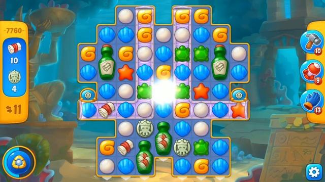 Fishdom level 7760 / Фишдом уровень 7760