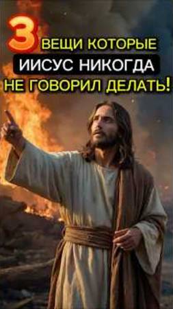 Иисус Христос никогда не говорил делать так❗️