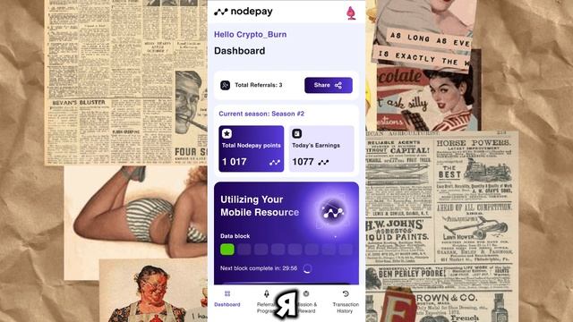 Nodepay МАЙНИНГ ТОКЕНОВ ДАЖЕ НА ТЕЛЕФОНЕ. ЭТО ВАМ НЕ ТАПАЛ
