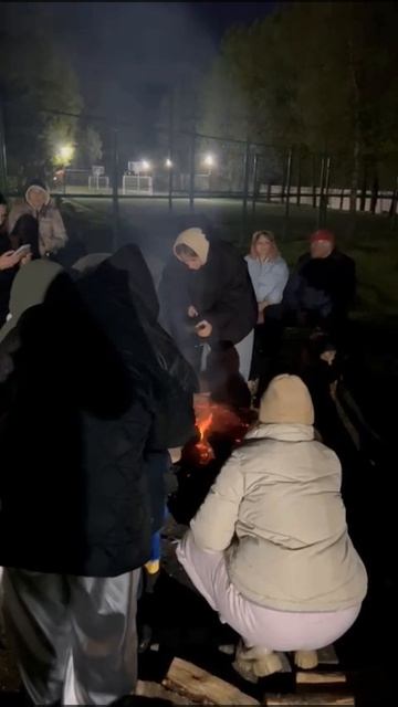 У костра под баян