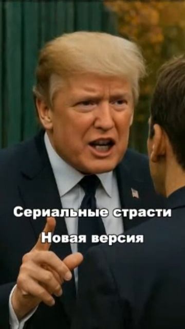 Трамп, Зеленский и Макрон