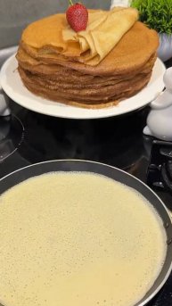 😋🎂БЛИННЫЙ ТОРТИК - Дома🍰