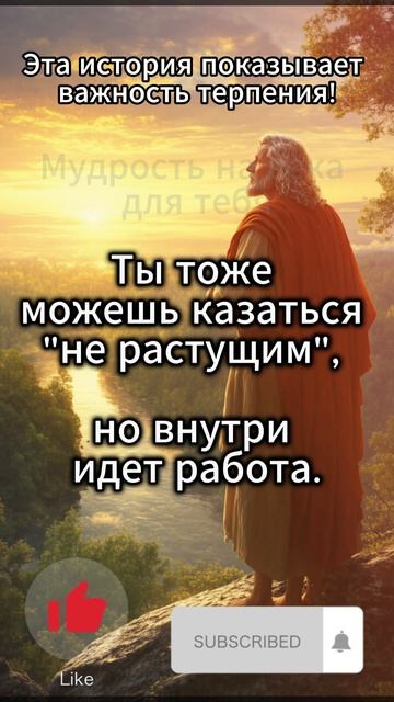 Эта история показывает важность терпения!