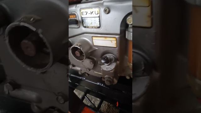 Замена масла в двигателе Kubota самодельного минитрактора
