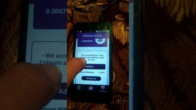 Майнинг на телефоне