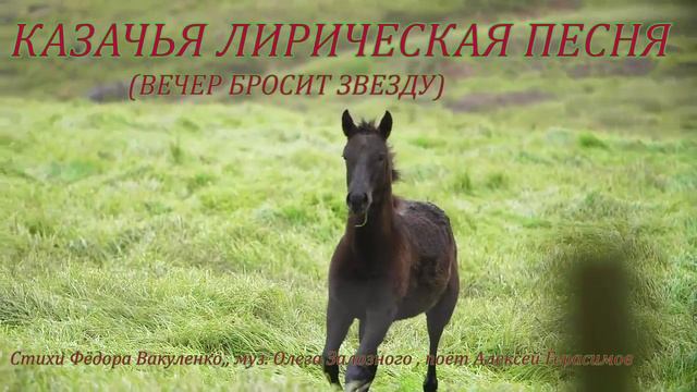 КАЗАЧЬЯ ЛИРИЧЕСКАЯ ПЕСНЯ (Вечер бросит звезду)