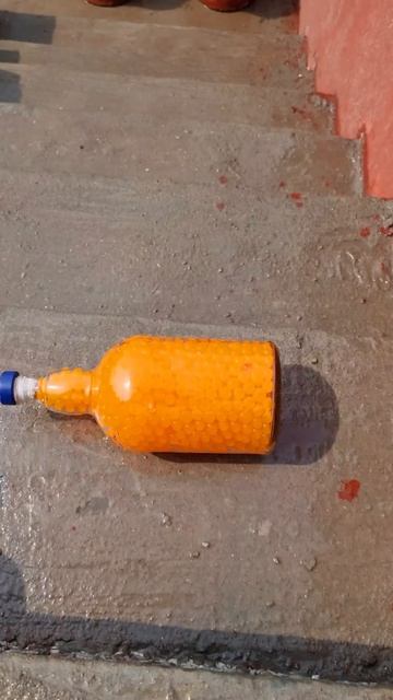 Crushing Crunchy and Soft things 🟠 Breaking glass bottles on stairs ❗️ #shorts #asmr #satisfying