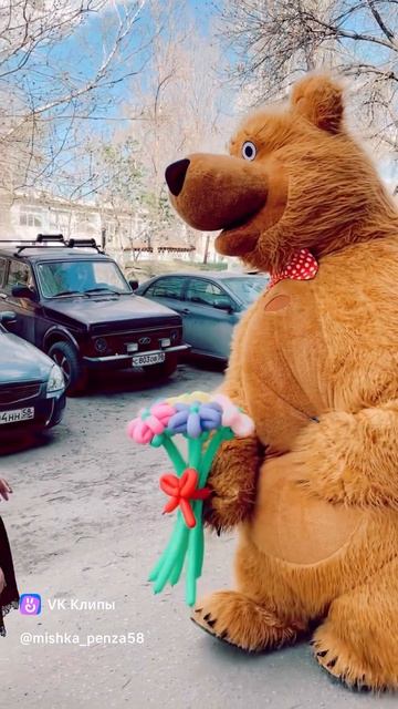 Бурый Мишка в Пензе, ростовые куклы