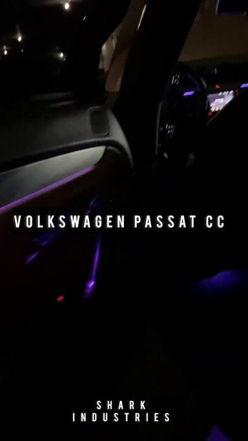 Volkswagen PASSAT CC установка подсветки салона