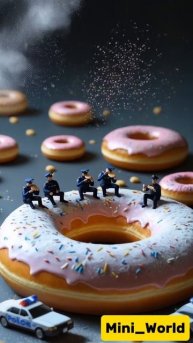 MINI COPS VS. MEGA DONUTS: ПОЛИЦЕЙСКИЙ РЕЙД НА ПОНЧИКОВЫЙ РАЙ!
#ИИ #police #cops #пончик #tiny
