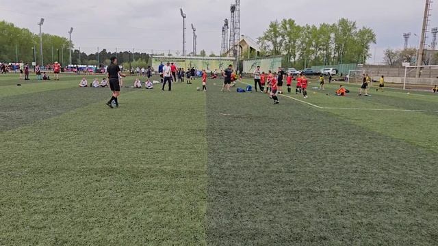 Кубок победы. г.Ангарск Серебряная лига по 2016 г. Зенит (Гельгорин) - Торнадо 2017 1 тайм.