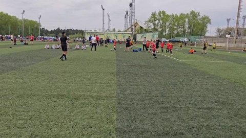 Кубок победы. г.Ангарск Серебряная лига по 2016 г. Зенит (Гельгорин) - Торнадо 2017 1 тайм.