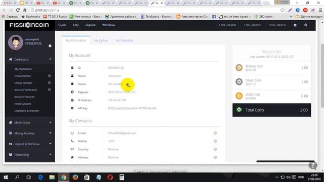 Заработок без вложений Ядерная добыча криптовалюты в