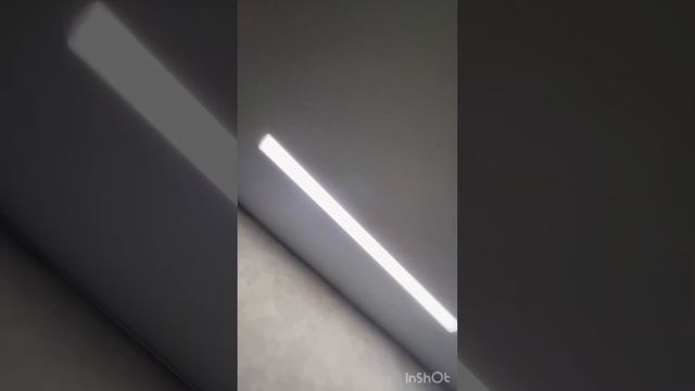 Монтаж натяжного потолка со светодиодными линиями 🔝