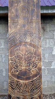 Стеновая панель,Ацтек,Каен Бай#design #дизайн #homedecor #home #дом #music #aztec #отдых #квартира