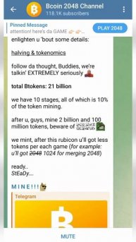 Bcoin 2048 новая монета для фарма | Заработок без вложений,