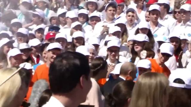Сводный хор на  Исакиевской площади_2014