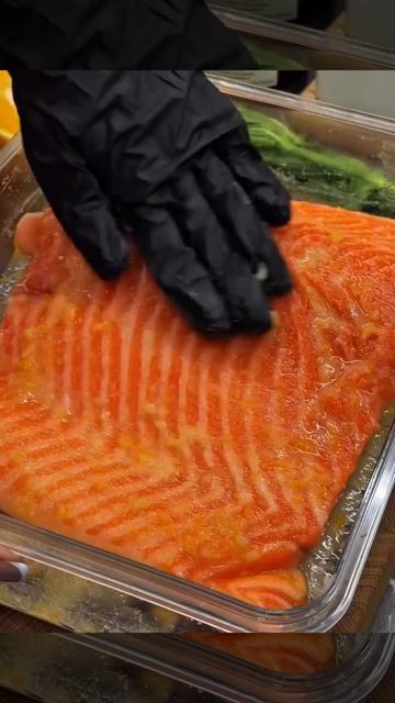 🍣 Слабосолёная форель с коньяком