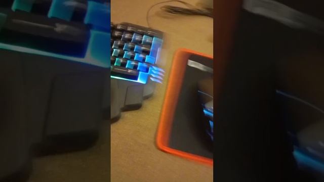 Мини клавиатура для телефона, и RGB лента🤩🤩🤩