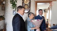Ветеранов ВОВ поздравили глава округа Евгений Корж и прокурор Уссурийска Дмитрий Дениш