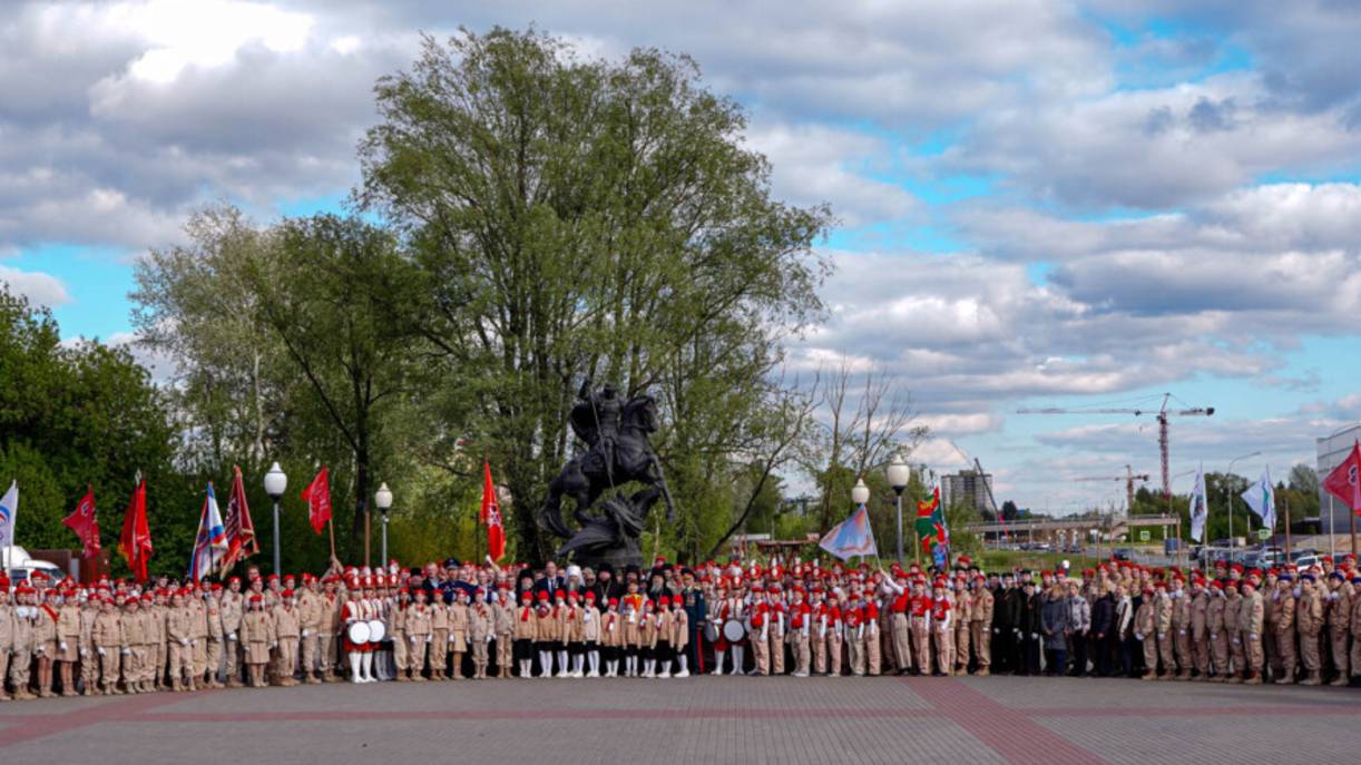 Парад юнармейцев