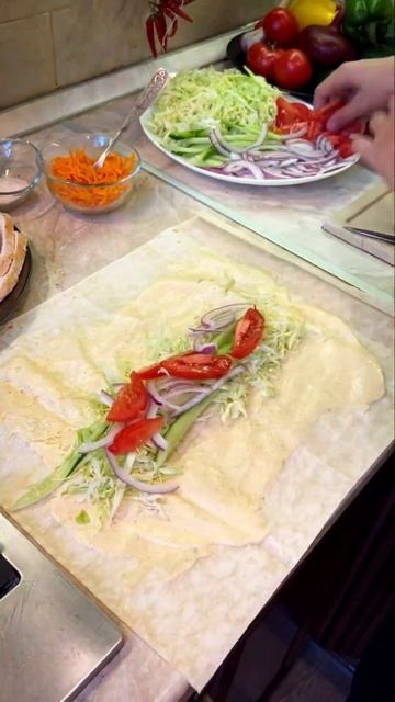 🌯Шаурма #шаурма #шаверма #шавуха #еда #рецепт #простые?