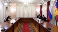 Кондратьев встретился с новым начальником полиции Кубани Олегом Агарковым
