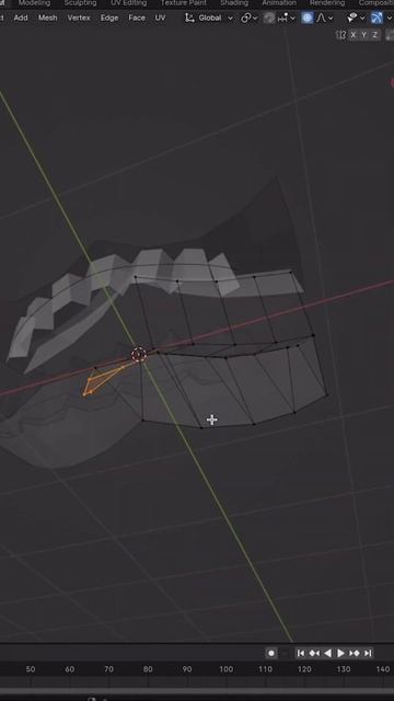 Кричалка. З фильма о Гарри Поттере в Blender 4,0 #3д #blender #tutori