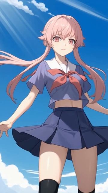 Аниме девушка Мисиде