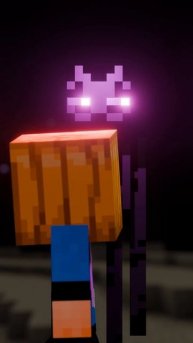 Эндермен #minecraft #blender #анимация