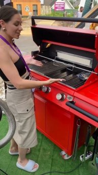 вот эти горячие грили @b-fire @openvillage_fair