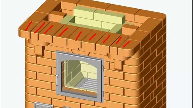 Отопительная печь 4х2,5 кирпича
