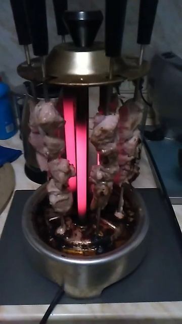 Электрошашлычница. #обзор #cooking #overview #shorts