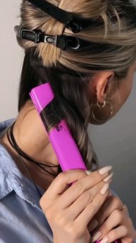 Быстрая укладка на утюжок🫶🏼