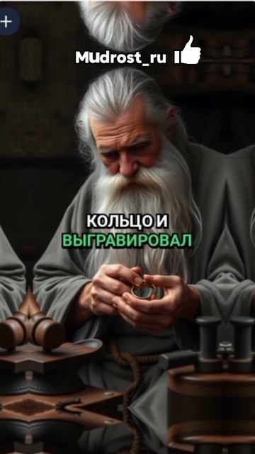 Кольцо мудрости царя #мудрость #притчи