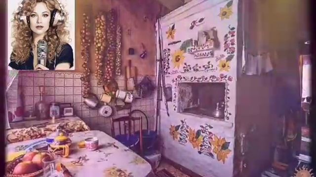 Огонёк горит в печи, чайник на камине и пекутся калачи,