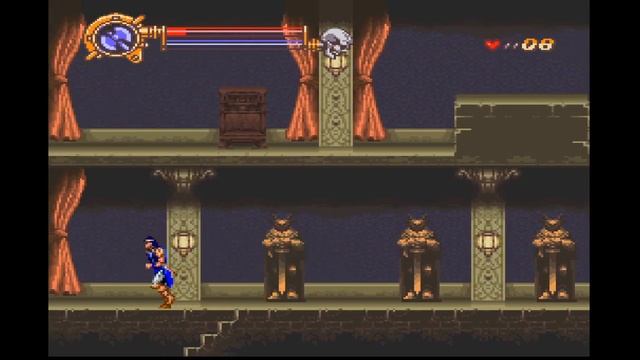 Castlevania Dracula X (3 уровень SNES Rom)
