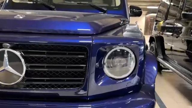 Покрас фар Mercedes G class
