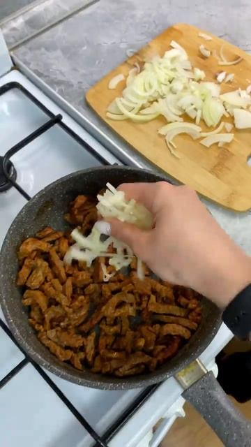 🥩Нежная говядина в сметане