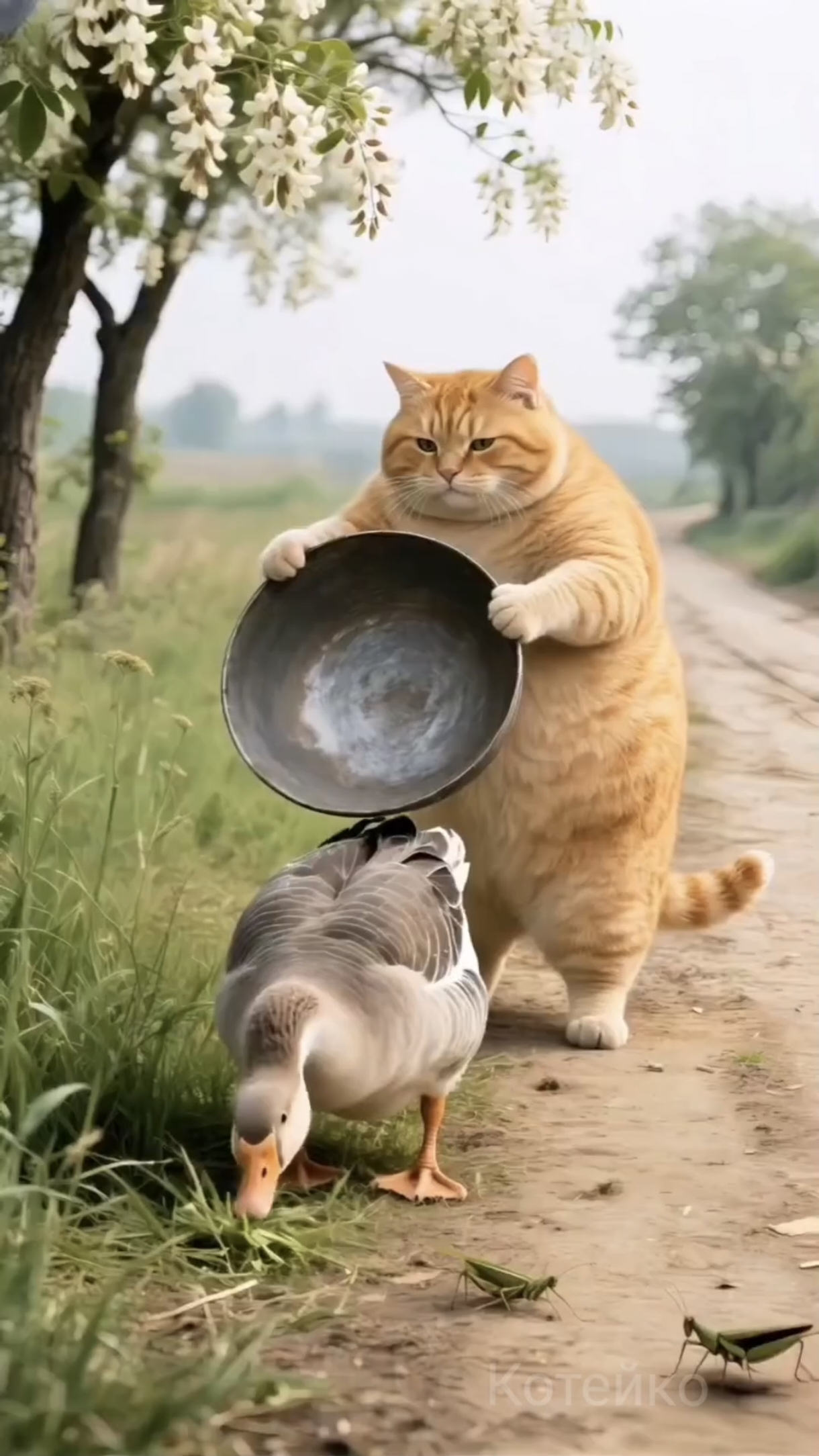 Котейко готовит, 13. Месть гуся