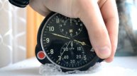 Авиационные бортовые часы АЧС-1 ( Clock with Soviet aircraft. )