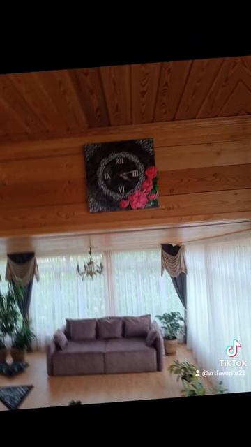 Часы настенные ручной работы