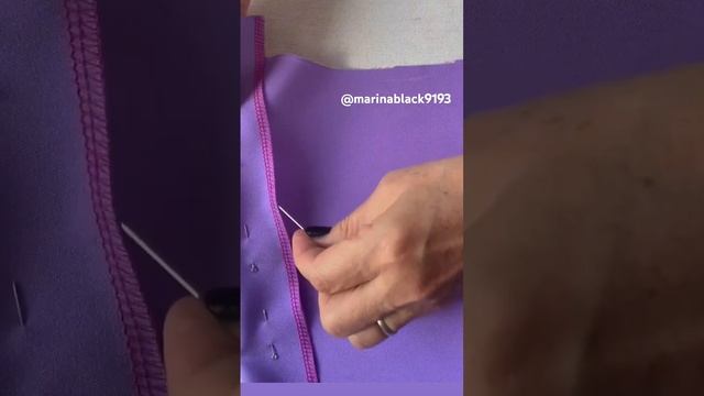 Подшивочный ручной стежок 🪡👌🏼#курсыкройкиишитья#и